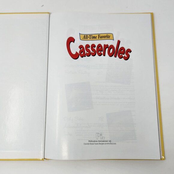 All-Time Favorite Casseroles Cookbook By Publications International w Photos - Picture 5 of 11